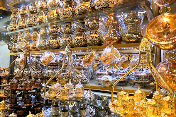 Cafetières - Marché aux épices - Istanbul, Turquie