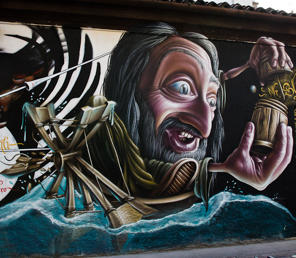 Fou - Art de rue - Milan, Italie