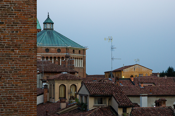 La vue de ma chambre d'hôtel - Cremona, Lombardie, Italie