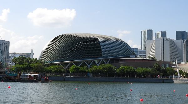 Le Durian vu de l'Esplanade - Singapour