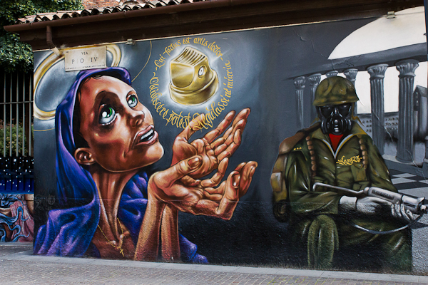 Lumière - Art de rue - Milan, Italie