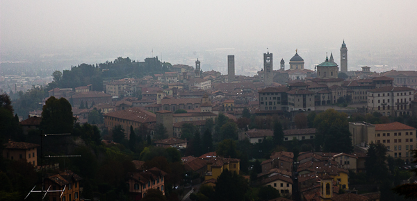 Panorama de Bergamo, Lombardie, Italie