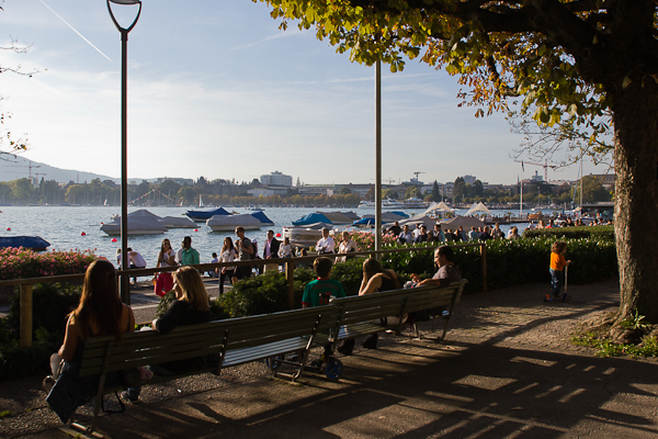 Petite pause au bord de la mer - Zurich, Suisse