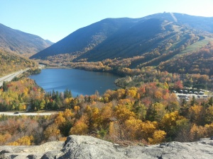 Vue sur le lac Echo