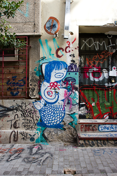 Art de rue - Street art à Athènes, Grèce 12