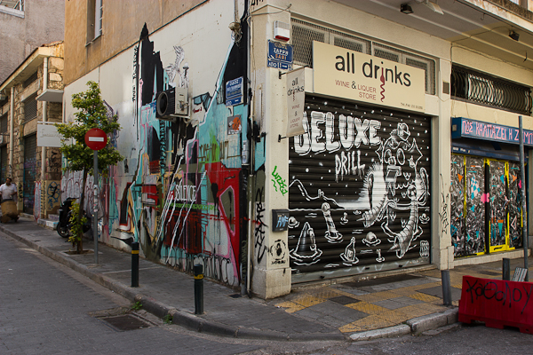 Art de rue - Street art à Athènes, Grèce 14