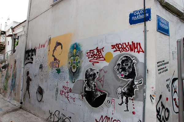 Art de rue - Street art à Athènes, Grèce 20