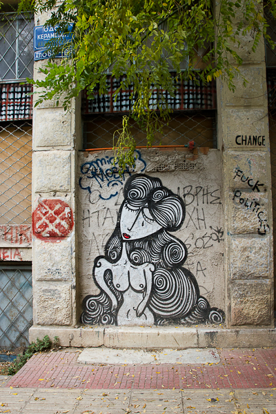 Art de rue - Street art à Athènes, Grèce 24
