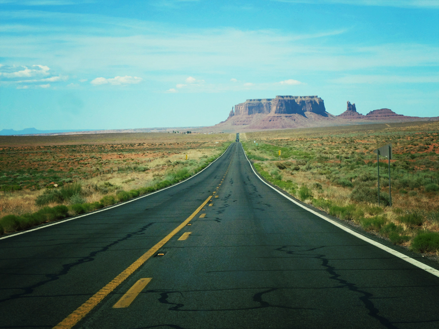 Route vers Monument Valley