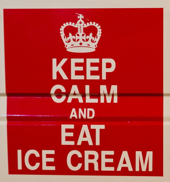 Keep calm and eat ice cream