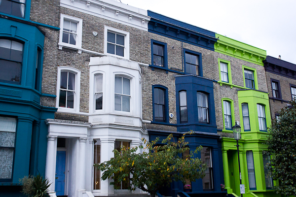 Maisons de Notting Hill, Londres, Royaume-Uni