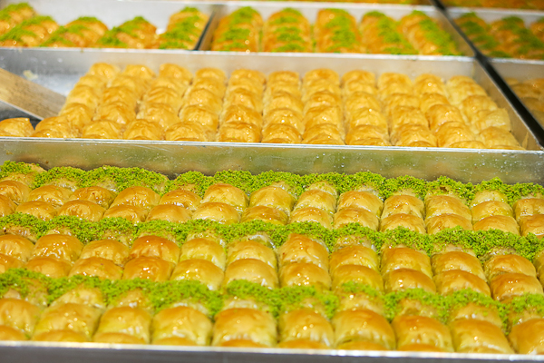 Des baklavas à profusion - Istanbul, Turquie