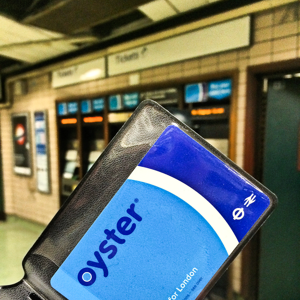 Oyster Card - Métro de Londres, Angleterre