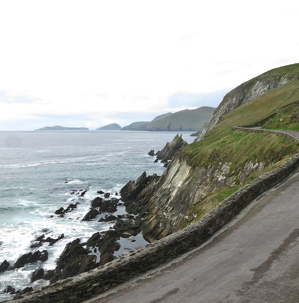 Route au bord de mer Dingle Peninsula - Irlande