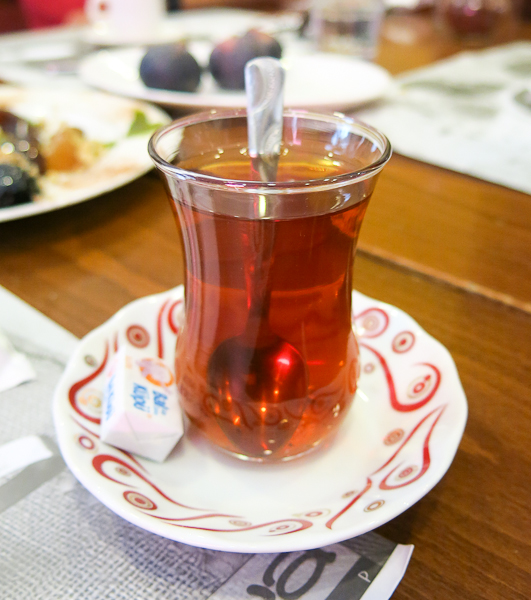 Thé aux pommes - Istanbul, Turquie