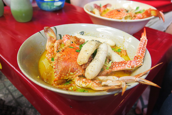 Banh canh ghe - soupe de crabe - Vietnam