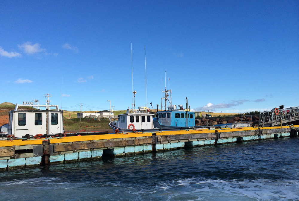 Arrivés au port - Îles-de-la-Madeleine