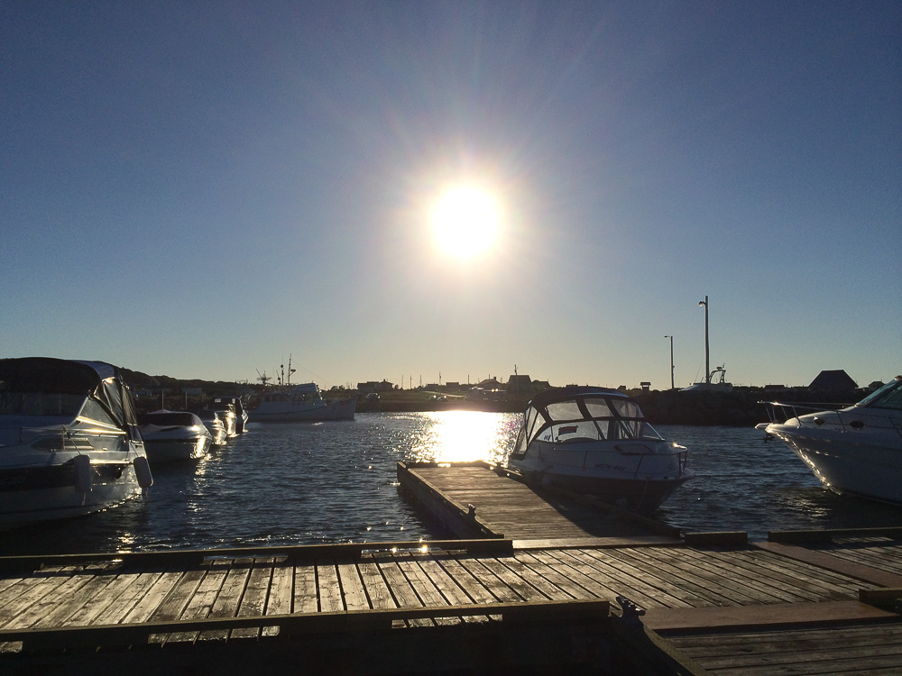 Une belle journée termineé, coucher de soleil - Îles-de-la-Madeleine