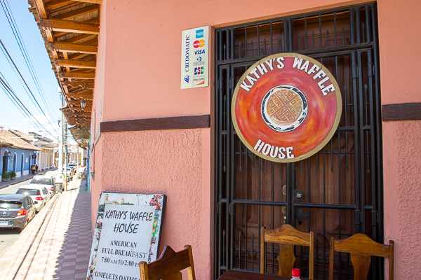 Kathy's Waffle House, Granada, Nicaragua