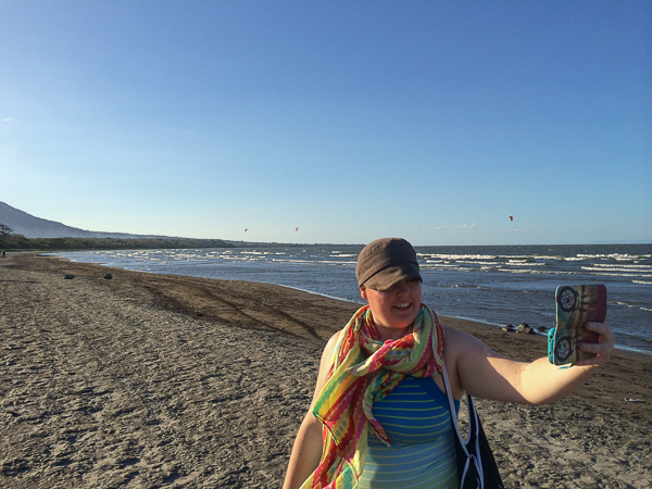 La pro des selfies - Ometepe, Nicaragua