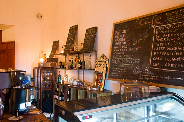 Le menu du Espressionnista Café, Granada, Nicaragua