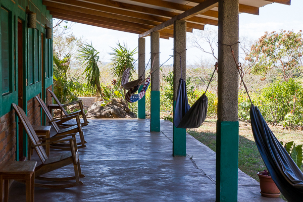 Notre balcon à El Encanto, Santa Cruz - Ometepe, Nicaragua