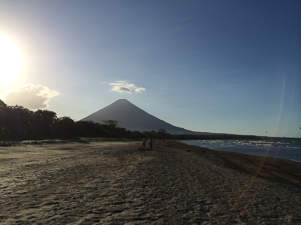 Panorama de la plage Santo Domingo - Ometepe, Nicaragua