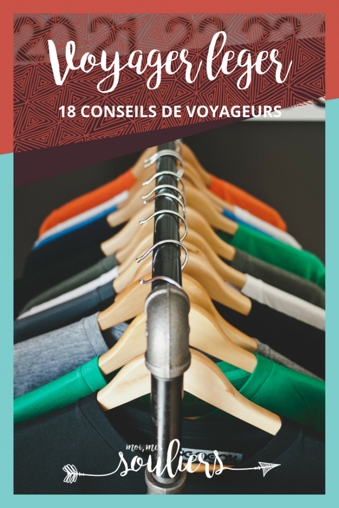 Pinterest Conseils pour voyager léger