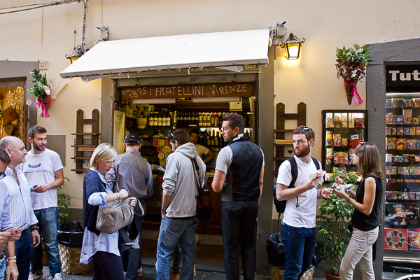 La file d'attente à I Due Fratellini - Florence, Toscane