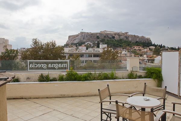 Magna Grecia Athènes Grèce - balcon terrasse