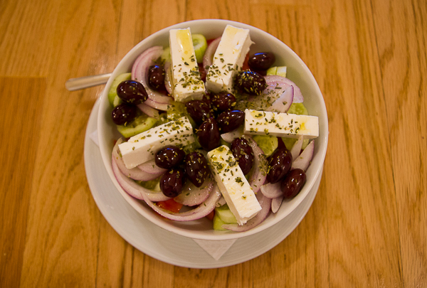 salade grecque, pas juste une attrape-touristes