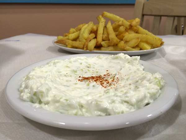 tzatziki, à manger en Grèce