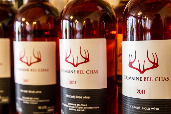 Bouteilles de vin du Domaine Bel-Chas