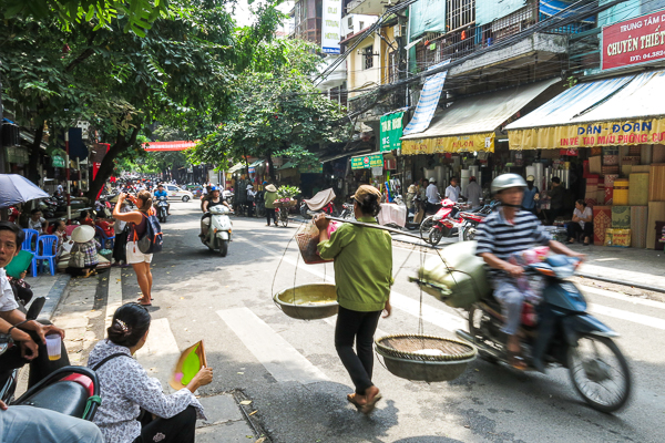 Dans les rues de Hanoi, Vietnam