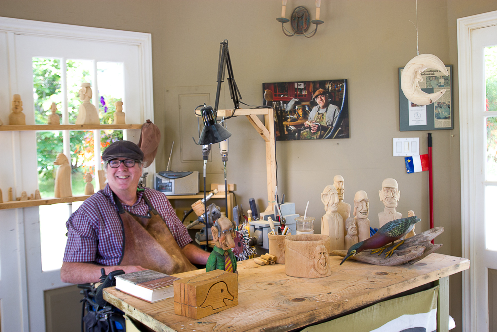 Luc Cyr, un sculpteur des plus talentueux et un des mes Brayons favoris - Edmundston, Nouveau-Brunswick