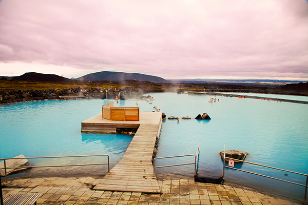 Bain thermique de Myvatn Islande