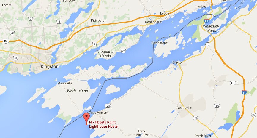 Cape Vincent NY Map
