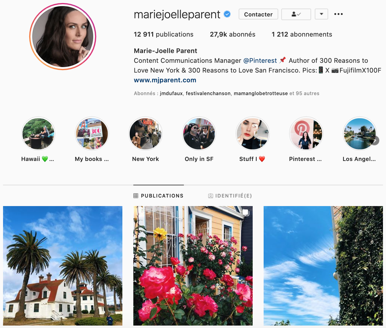 Marie-Joelle Parent, québécoise à suivre sur Instagram