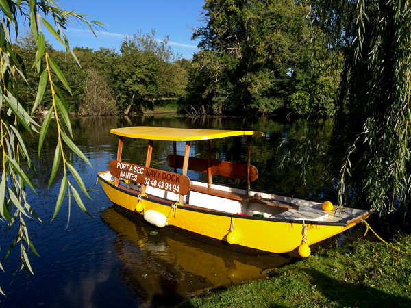 Notre bateau pour la journée - Sur la Sèvre près de Nantes, France