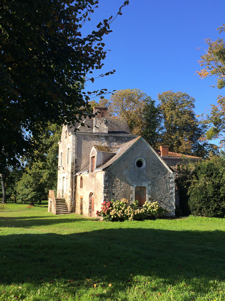 Un des bâtiments du Château du Coing, vignoble de Nantes, France