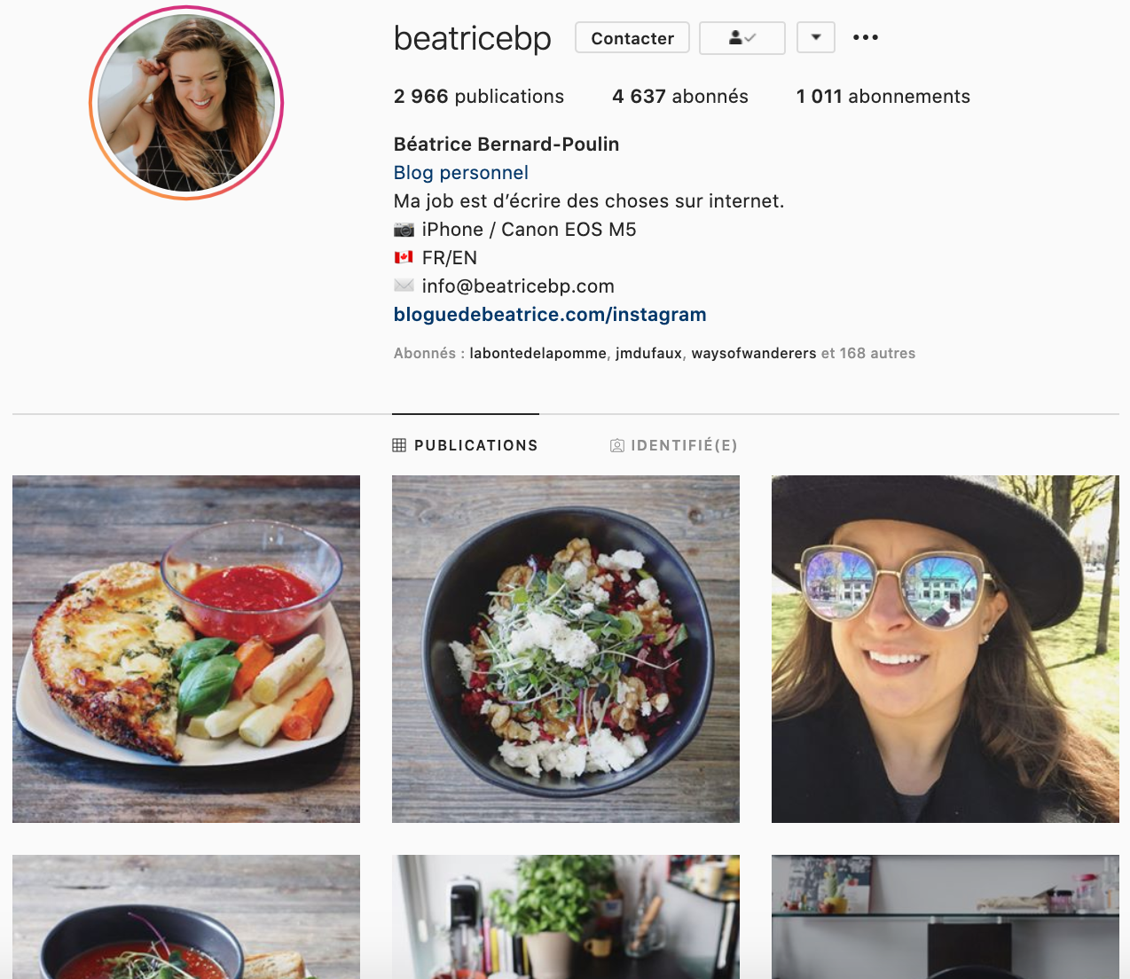 Béatrice BP - blogueuse voyage sur Instagram