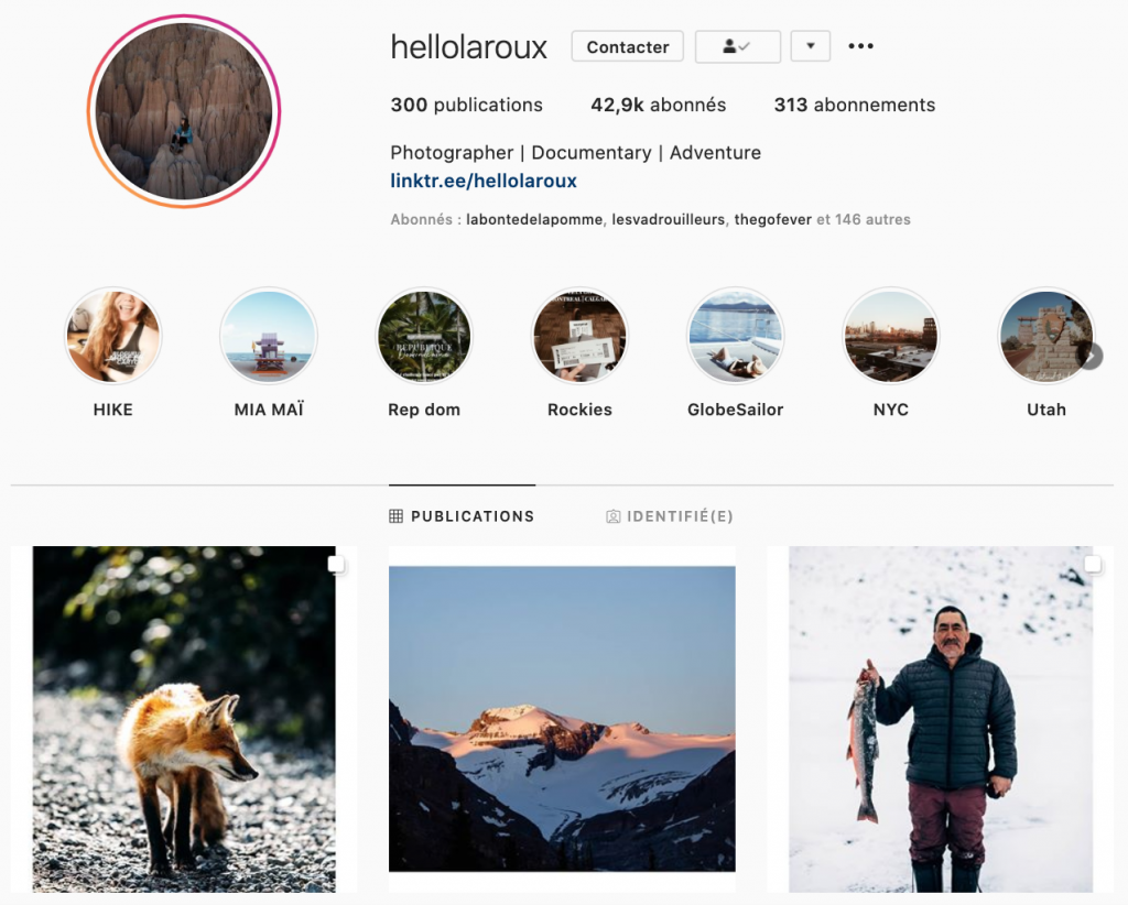 hellolaroux _50 comptes Instagram de voyage qui peuvent inspirer vos voyage et séjour