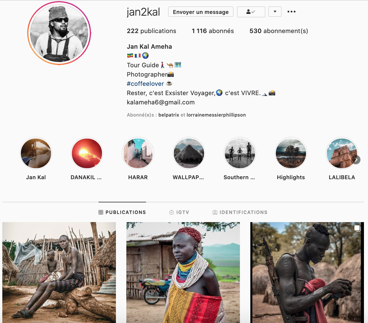 Jan Kal Ameha Jan2Kal _ 50 comptes Instagram de voyage qui peuvent inspirer vos voyage et séjour