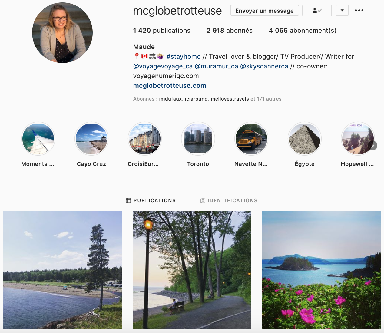 50 comptes Instagram de voyage qui peuvent inspirer vos voyage et séjour