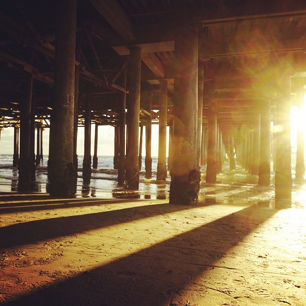 Plage de Santa Monica - Californie - États-Unis