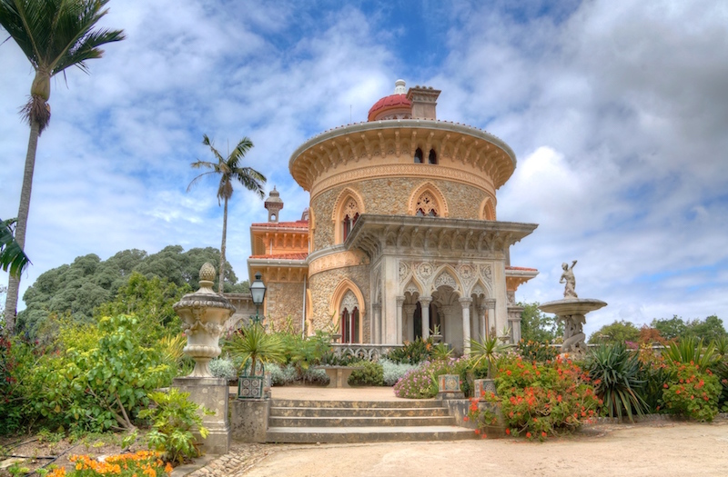 Sintra, Portugal, Amandine, Un sac sur le dos