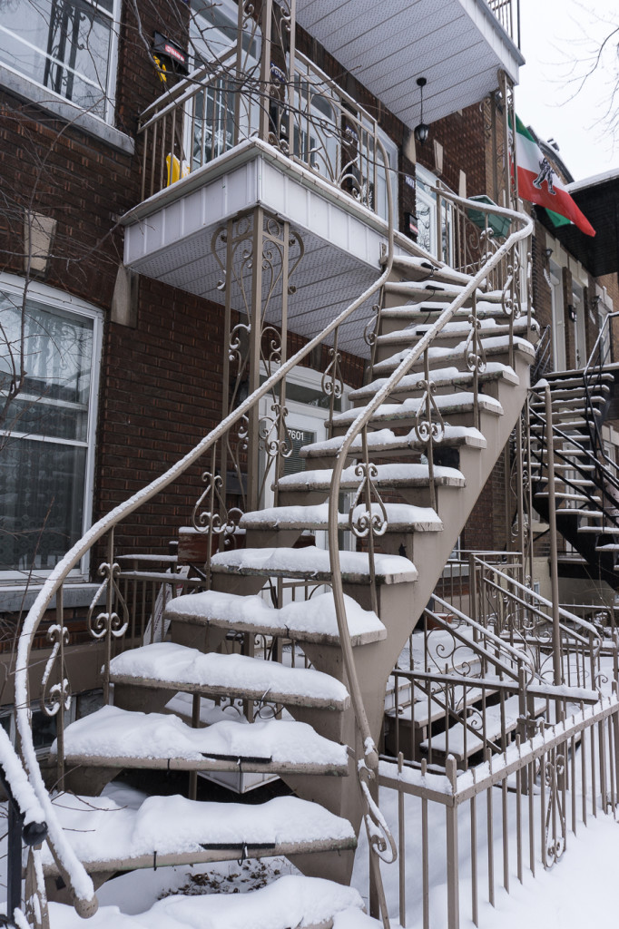 Escalier de Villeray - Montréal, Québec, Canada-12
