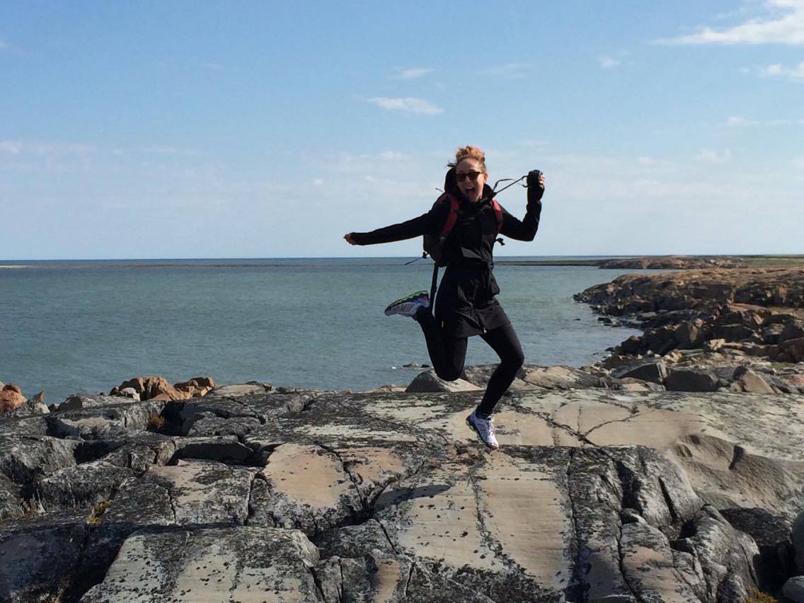 Marie-Julie Gagnon à Churchill, Manitoba, Canada