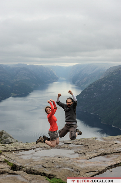 Alizé et Maxime de Détour Local en Norvège