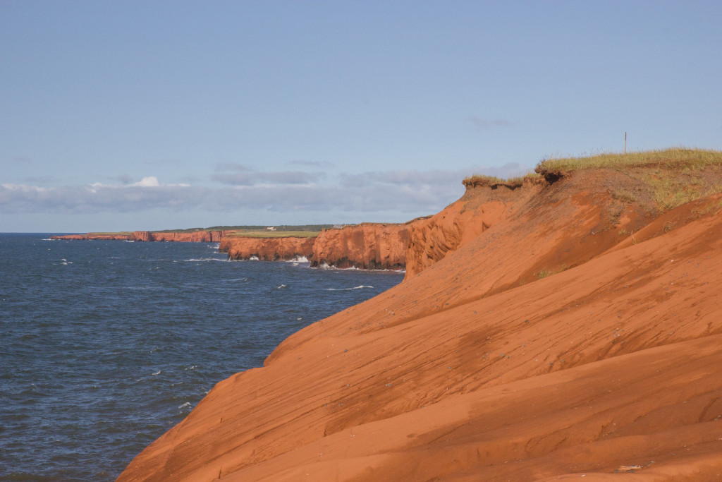 Falaises - Iles de la Madeleine, Québec